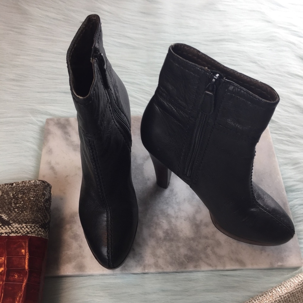 Zara $195 Leather Platform Boots